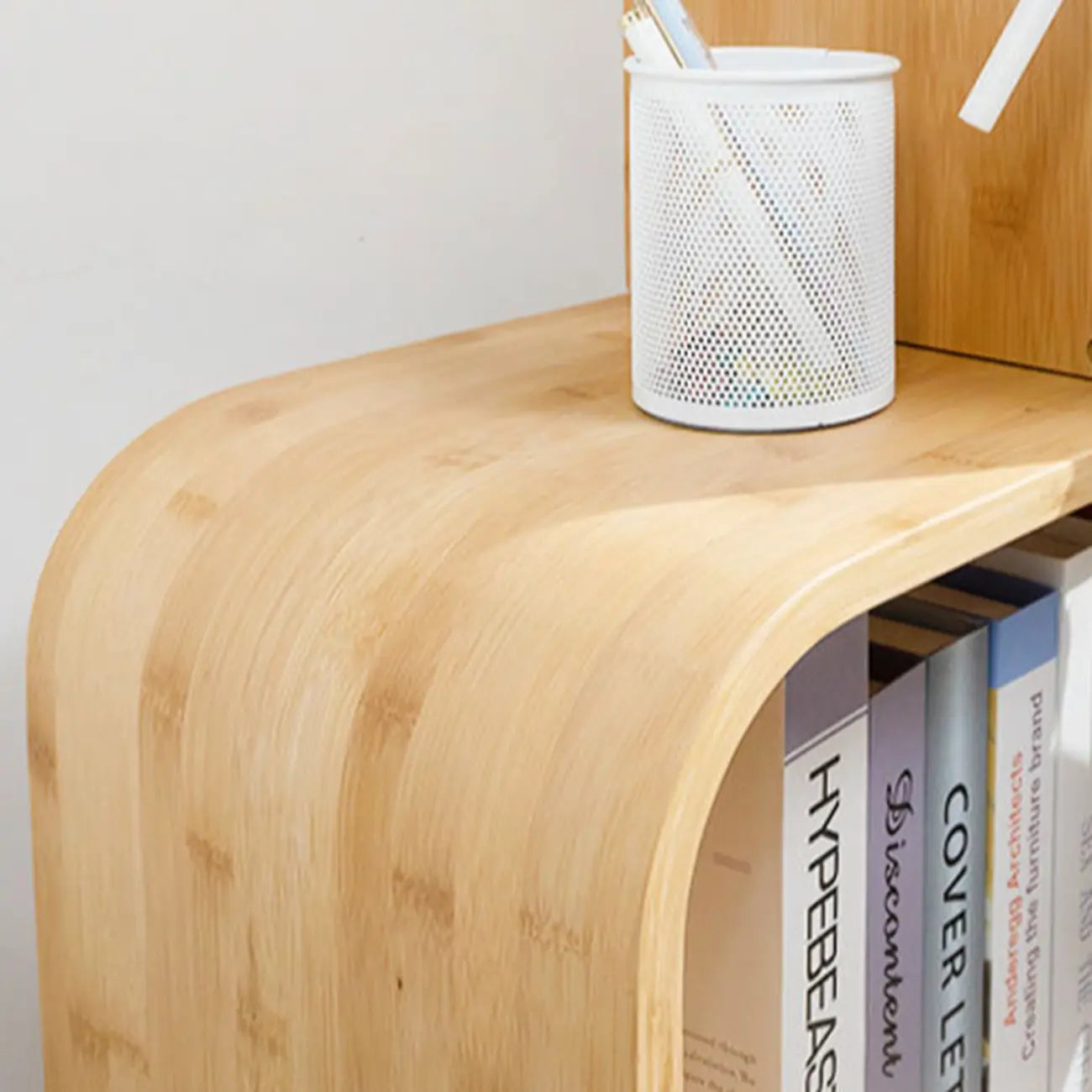 Modern Geometric Open Cube Artistic Oka Bookcase