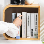 Modern Geometric Open Cube Artistic Oka Bookcase