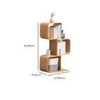 Modern Geometric Open Cube Artistic Oka Bookcase