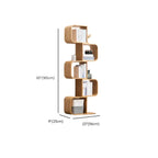Modern Geometric Open Cube Artistic Oka Bookcase
