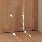 Natural Finish Wooden Storage Simple Narrow Bookcase