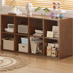 Modern Wood Cube Wood  Bookcase with Versatile Storage