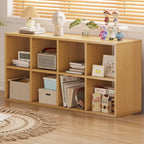Modern Wood Cube Wood  Bookcase with Versatile Storage