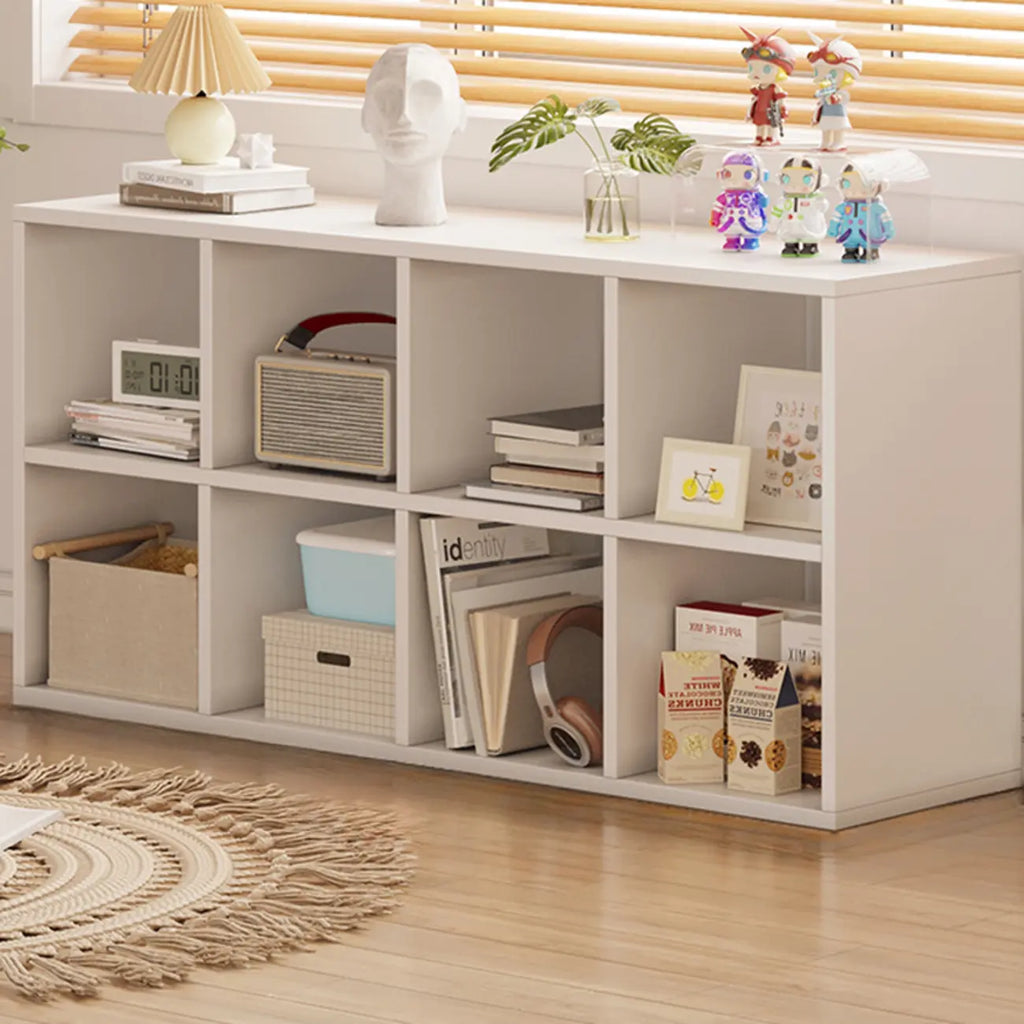 Modern Wood Cube Wood  Bookcase with Versatile Storage