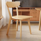 Modern Wood open Low Back Armless Dining Chair