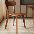 Modern Wood open Low Back Armless Dining Chair