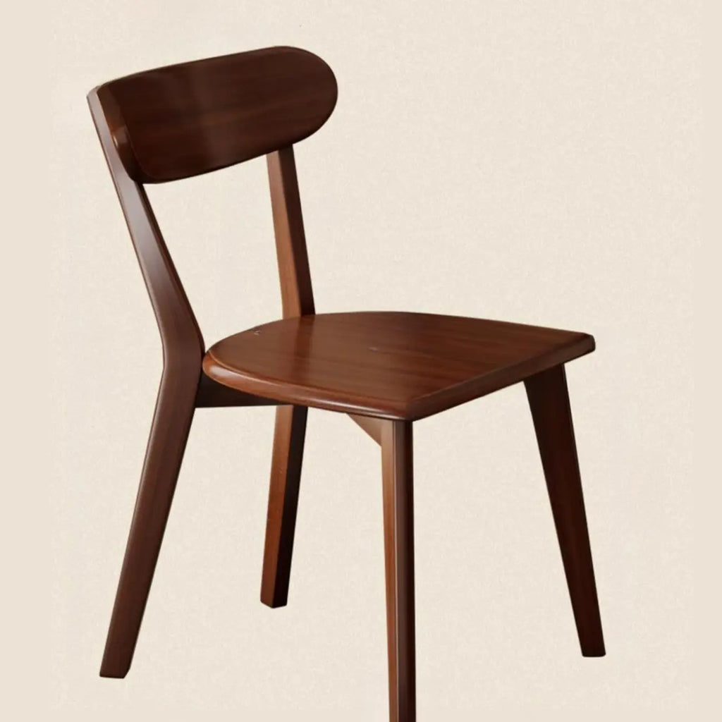 Modern Wood open Low Back Armless Dining Chair