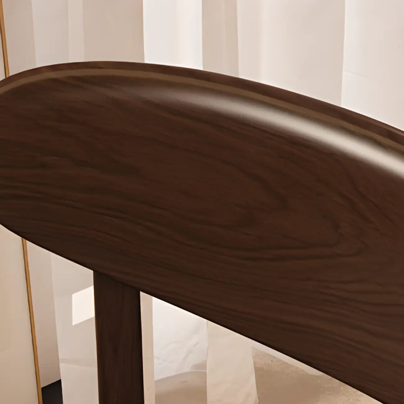 Modern Wood open Low Back Armless Dining Chair