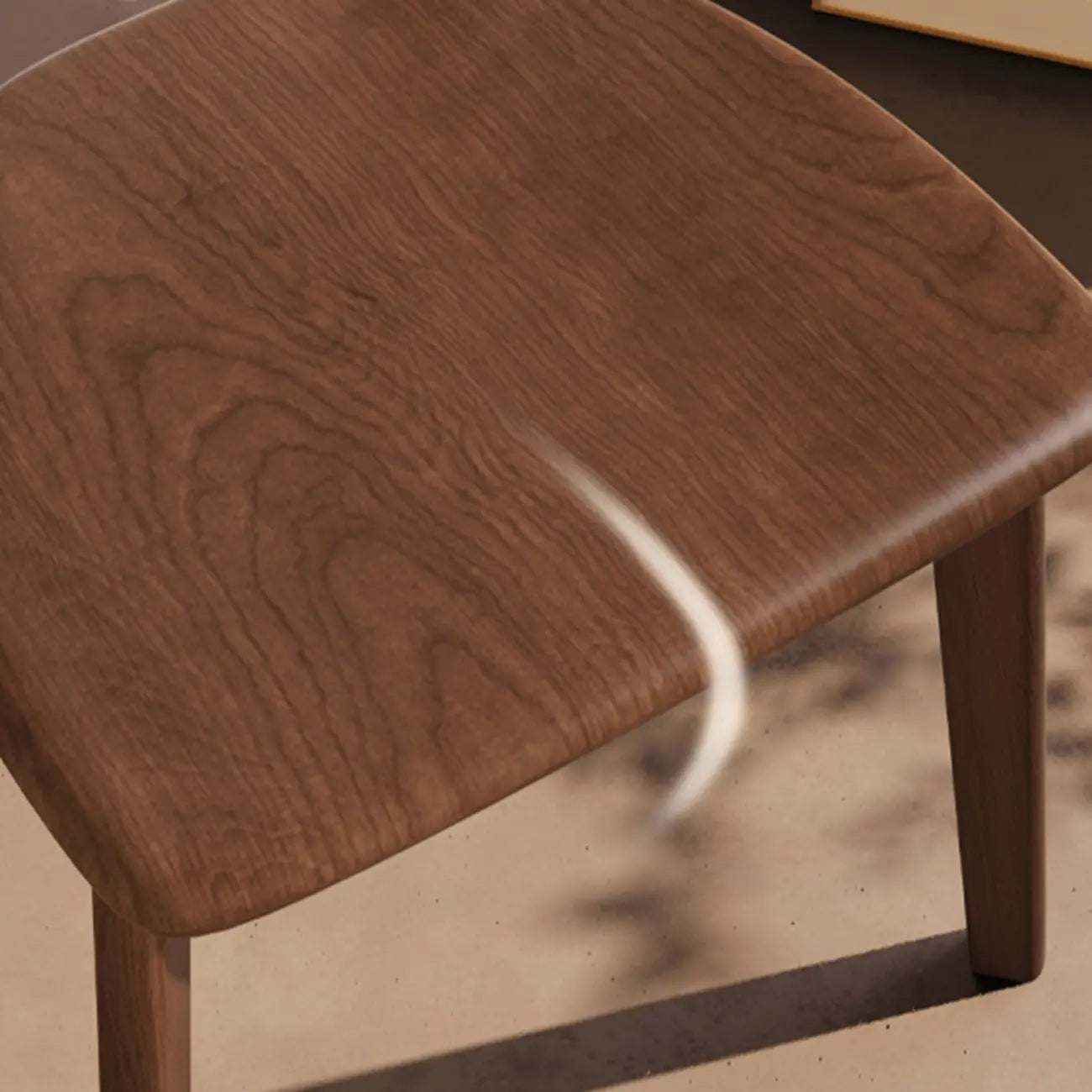 Modern Wood open Low Back Armless Dining Chair