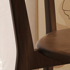 Modern Wood open Low Back Armless Dining Chair