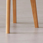 Modern Faux Leather Wingback Armless Dining Chair