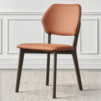 Modern Upholstered Dining Chair with Metal Legs