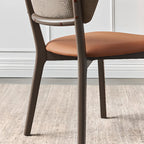 Modern Upholstered Dining Chair with Metal Legs
