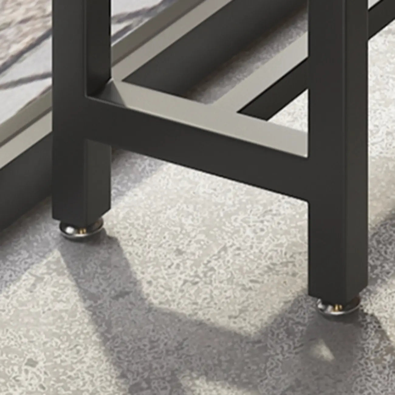 Natural Finish Rectangular Wood Metal Long Trestle Bar Table