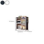 Narrow Steel Multi-Shelf Lift-Up Door Buffet Cabinet