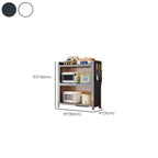 Narrow Steel Multi-Shelf Lift-Up Door Buffet Cabinet