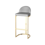 Rectangle White Marble Top Iron Base Dining Bar Table