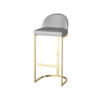Rectangle White Marble Top Iron Base Dining Bar Table