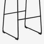 Modern Pedestal Upholstered Leather Counter Height Bar Stools