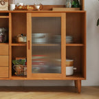 Sliding Door Wood Modern Sideboard with Cabinets