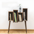 elegant Wood small freestanding Bookcase Closed Back