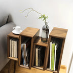 elegant Wood small freestanding Bookcase Closed Back