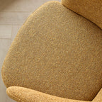 Modern Swivel Barrel Dining Chair with Arms