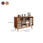 Mid Century Modern Oak Wood Closed Back Standing Bookcase