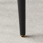 contemporary Upholstered Low Back Chenille Dining Chairs