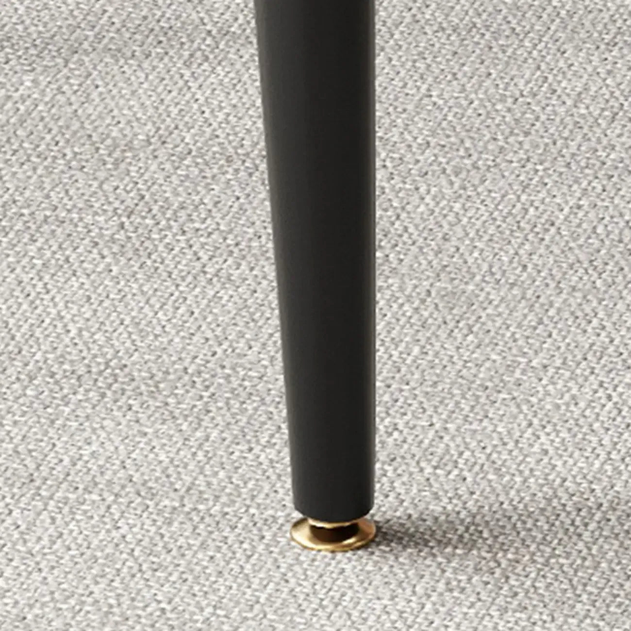 contemporary Upholstered Low Back Chenille Dining Chairs