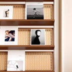 5-tier Modern Alloy Display Vertical Closed Back Bookcase