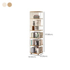Vertical Lucite Open Back Etagere Narrow Bookshelves