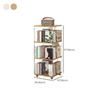 Vertical Lucite Open Back Etagere Narrow Bookshelves
