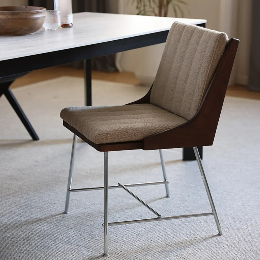 Mid-Century Modern Upholstered Dining Chair