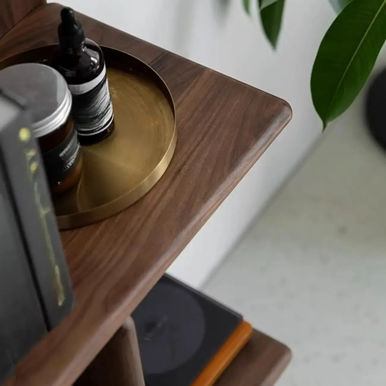 75 Tall Vertical Minimalist Wood Bookshelf With Open Back