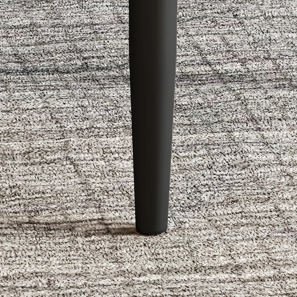 Modern Upholstered Metal Leather Dining Chairs