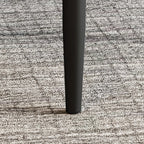 Modern Upholstered Metal Leather Dining Chairs