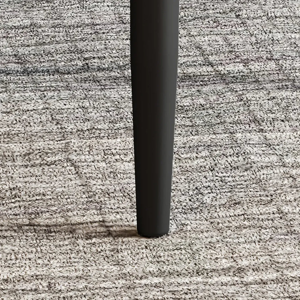 Modern Upholstered Metal Leather Dining Chairs