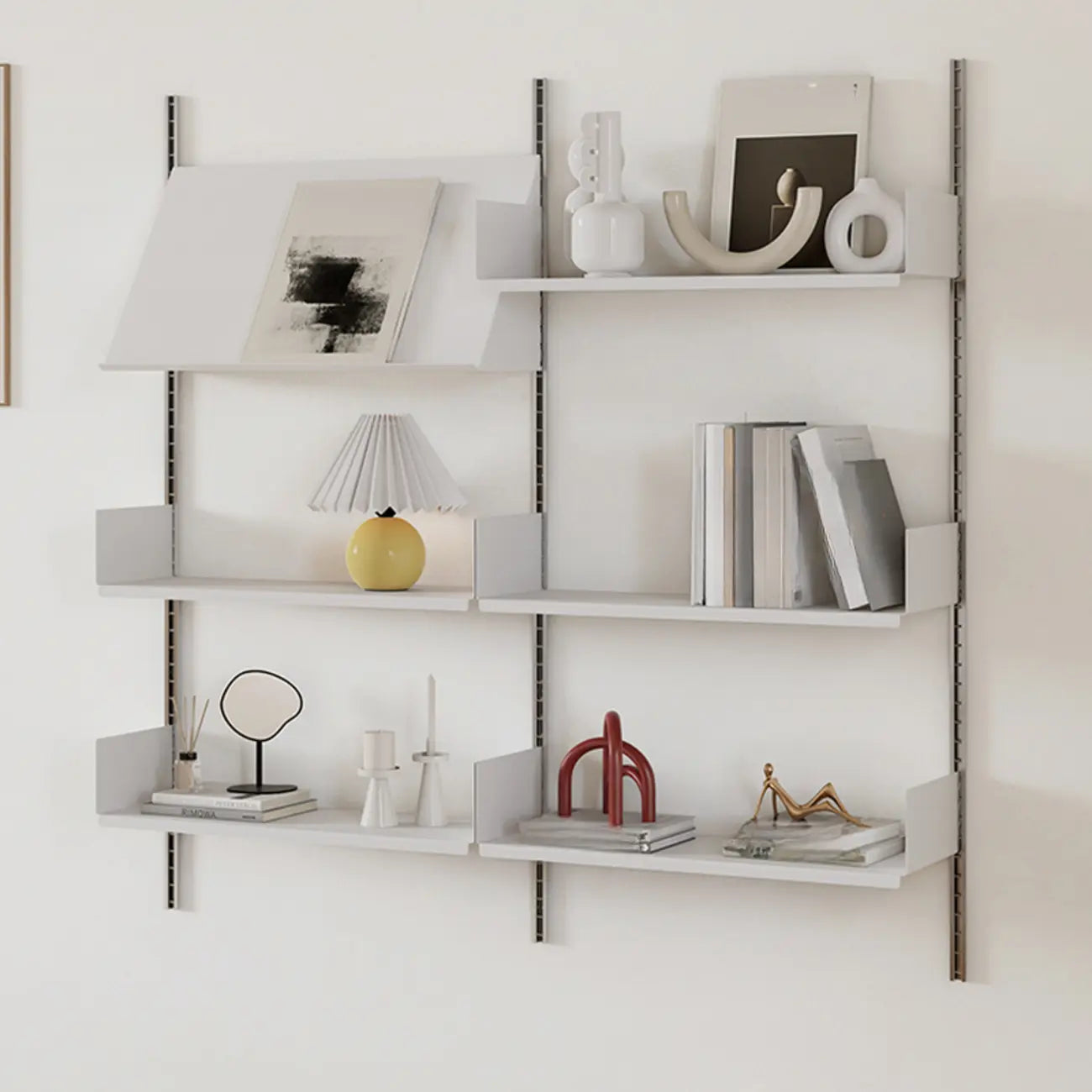 Functional Modern Wood Wall Unit Bookcase