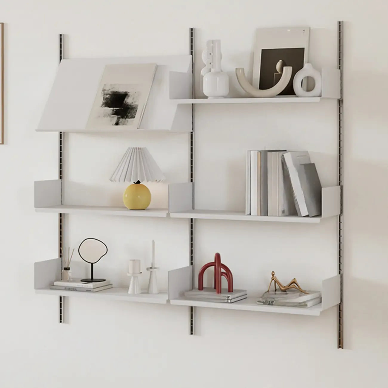 Functional Modern Wood Wall Unit Bookcase