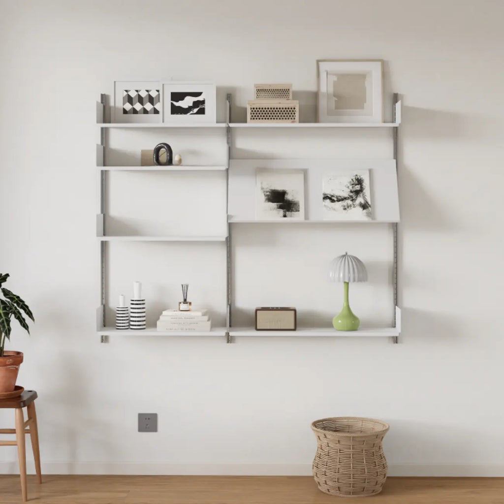 Functional Modern Wood Wall Unit Bookcase