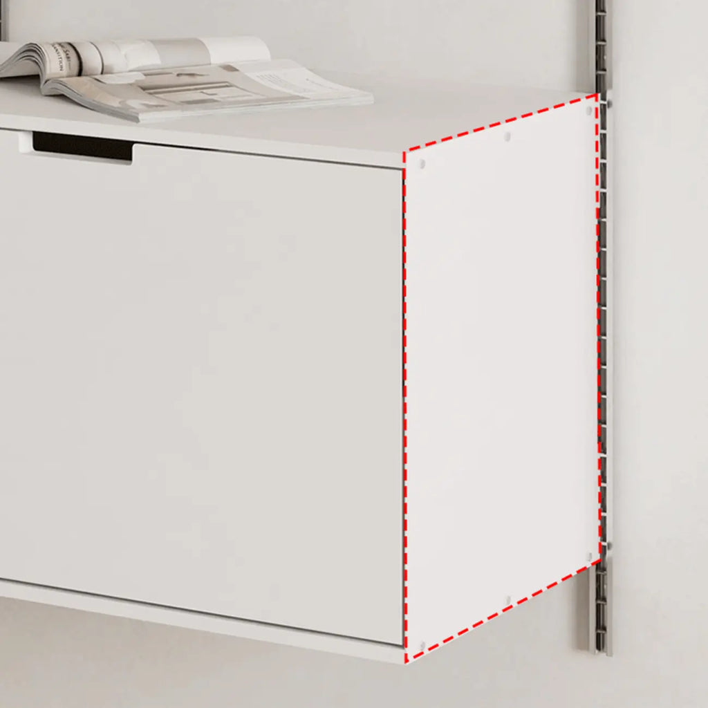 Functional Modern Wood Wall Unit Bookcase