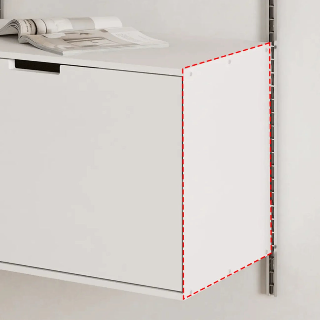Functional Modern Wood Wall Unit Bookcase