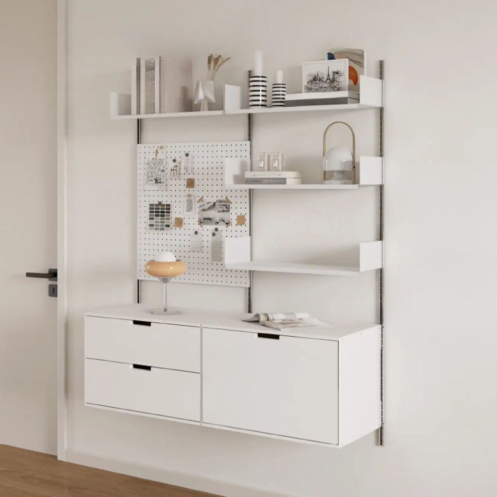 Functional Modern Wood Wall Unit Bookcase