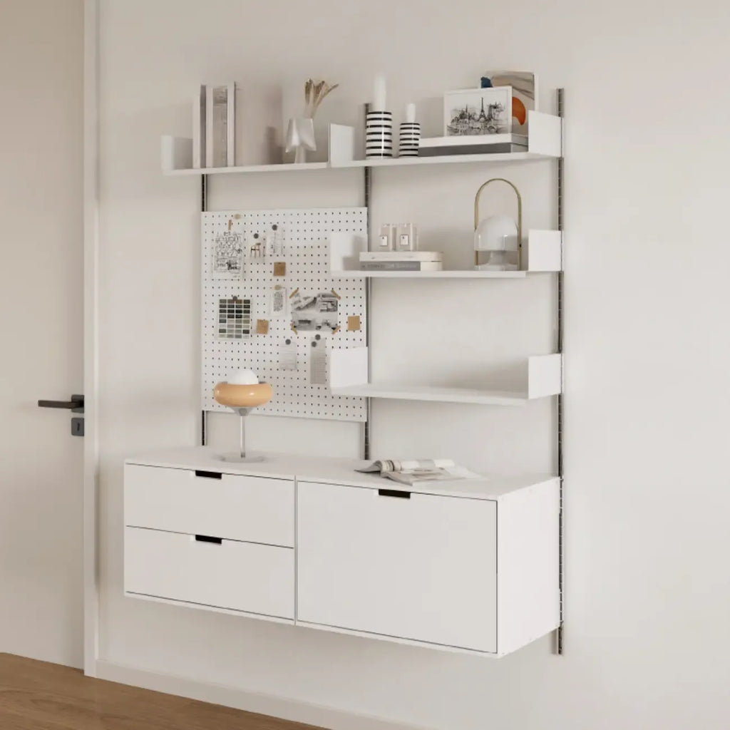 Functional Modern Wood Wall Unit Bookcase