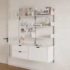 Functional Modern Wood Wall Unit Bookcase