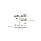 Functional Modern Wood Wall Unit Bookcase