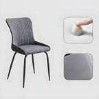 Industrial Dark Gray Armless Kitchen Dining Chairs