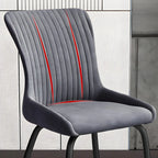 Industrial Dark Gray Armless Kitchen Dining Chairs