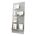 Modern Acrylic Vertical Bookshelf for Living Room